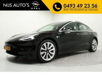 tesla model 3 long range awd 75 kwh | 19 inch | autopilot | panoramadak | nl auto | navigatie fullmap | afn. trekhaak