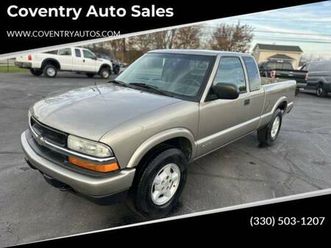 2002 chevrolet s-10 ls 3dr extended cab 4wd sb