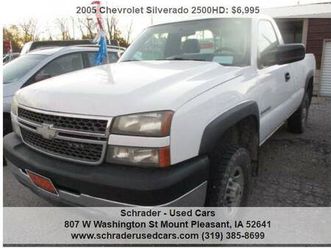 2005 chevrolet silverado 2500hd work truck 2dr regular cab 4wd lb 1780