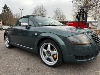 audi tt 8n quattro roadster 224ps steppengras grün,mokassin leder