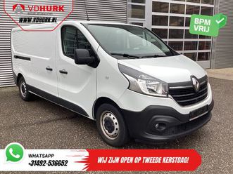 renault trafic 2.0 dci 145pk l2 bpm vrij! 3 pers./ carplay/ camera/ pdc/ cruise/ airco