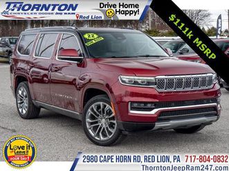 used 2022 jeep grand wagoneer series ii 4x4