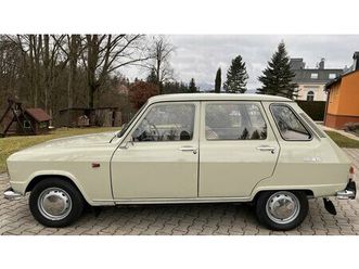 1970 renault 6 blanc manuel, 4 vitesses conduite à gauche...