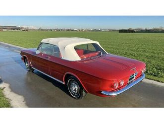 1963 chevrolet corvair rouge manuel, 4 vitesses conduite...