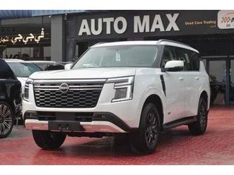 nissan patrol le v6t 3.5l t2, gcc, under warranty from local dealer