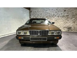 1984 maserati biturbo marron manuel, 5 vitesses conduite...