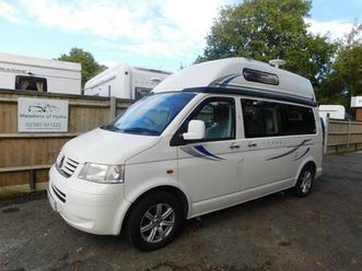 2006 peugeot topaz 2 berth high top campervan vw transporter 2.5 tdi campervan diesel manual