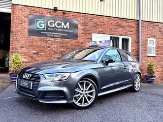 2018 audi a3 1.5 tfsi cod black edition euro 6 (start/stop) 3dr hatchback petrol manual