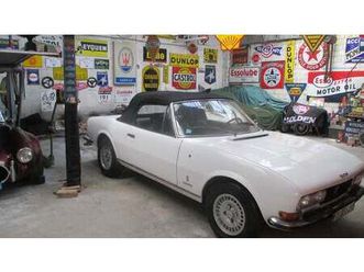 1977 peugeot 504 blanc manuel, 4 vitesses conduite à gauc...