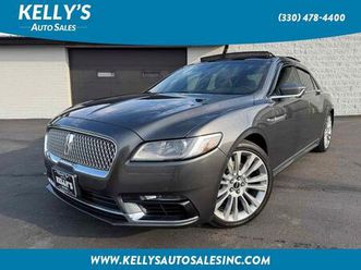 used 2017 lincoln continental reserve