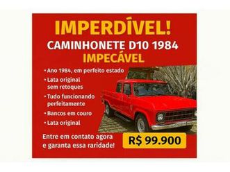 chevrolet d-10 cd diesel 1985