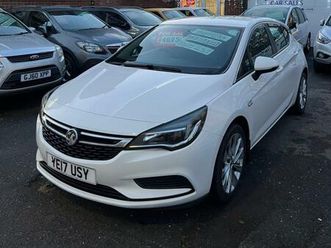 2017 vauxhall astra 1.0t 12v ecoflex energy 5dr hatchback petrol manual