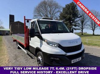 2020 iveco daily 3.0d 70c18 21ft 2in (6.45m) scaffold dropside eu 6 drw (180ps) dropside diesel m...