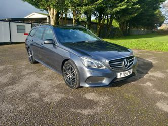 mercedes-benz e class 3.0 e350 v6 bluetec amg night edition estate 5dr diesel g-tronic+ euro 6 (s/s) (258 ps) estate 2015, 121000 miles, £9995 - 33018468 - exch