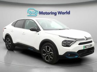 citroen c4 x 50kwh shine plus fastback 4dr electric auto (7.4kw charger) (136 ps)