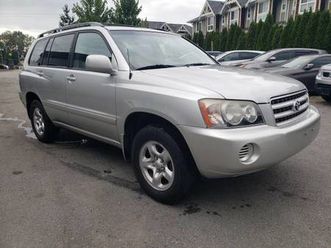 2001 toyota highlander 4x4