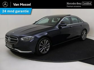 mercedes-benz e-klasse - 200 business solution luxury / stoelverwarming / 360graden-camera / panorama-schuifdak / n