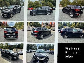 hyundai santa fe blue premium 4wd+navi+leder+kamera+8xlm