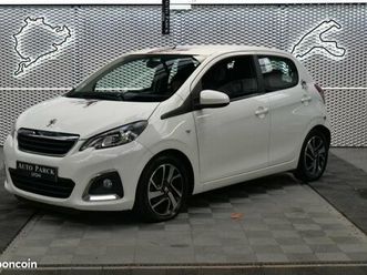 peugeot 108 1.2 vti 82ch bvm5 allure 5 portes camera de recul clim feux jour a led jantes alu...
