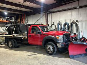 2015 ford f450 4x4 plow & spreader