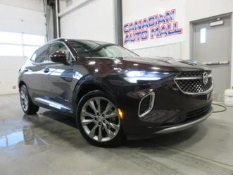 2022 buick envision avenir awd, nav, roof, leather, 28k!