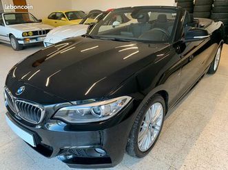 bmw serie 2 cabriolet 218i m sport faible kilo