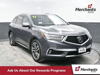 used 2017 acura mdx 3.5l w/advance & entertainment pkgs
