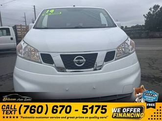 2014 nissan nv200 nv 200 nv-200 scargo mini van priced to sell!