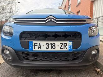 citroën c3 utilitaire 2 places – 2018 – très économique – parfaite pour professionnels