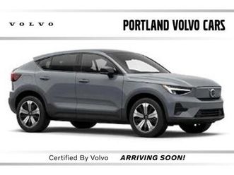 certified 2023 volvo c40 recharge pure electric twin core