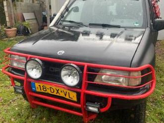 opel frontera 2.0 i sport 4wd e2 1995 zwart, leer — opel — marktplaats