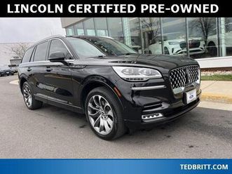 certified 2023 lincoln aviator grand touring