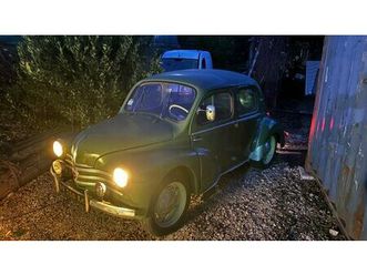 1954 renault 4cv vert foncé manuel, 3 vitesses conduite à...