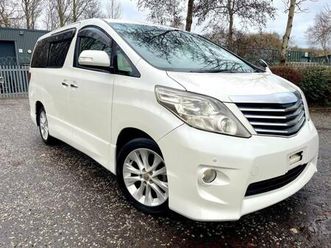 2010 toyota alphard fresh import g edition 3.5 auto 4wd 7 seats mpv petrol 4.5/b grade ulez mpv ...