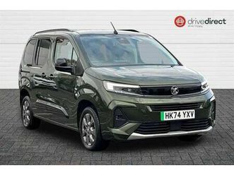 vauxhall combo life 52kwh ultimate mpv 5dr electric auto (7.4kw charger) (136 ps)