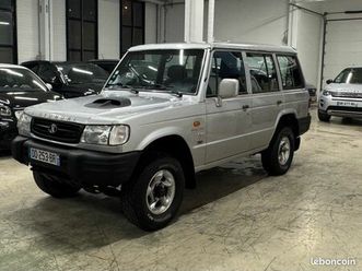 hyundai galloper 2,5l gl 100 ch 4x4 toit terrain