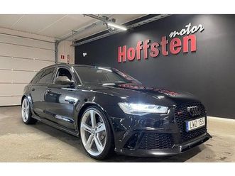 audi rs6 rs 6 avant 4.0 tfsi v8 quattro sv-såld läder