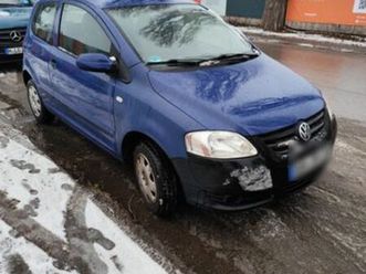 volkswagen vw fox 1.2 tüv 12/2026 blau 2-türer