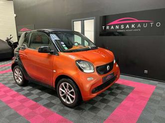 smart fortwo coupe 1.0 71 cv s&s ba6 passion + entretien smart + regulateur + climatisation