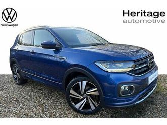 volkswagen t-cross - 1.0 tsi 115 r-line 5dr dsg