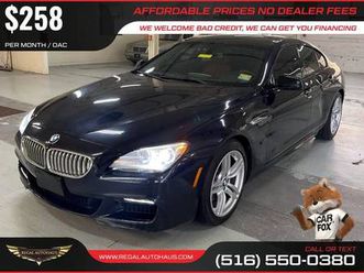$258/mo - 2014 bmw 6 series sdn 650i xdrive awd gran coupe