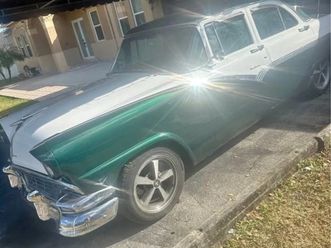 1956 ford fairlane new paint new a/c/ mustang v8-auto