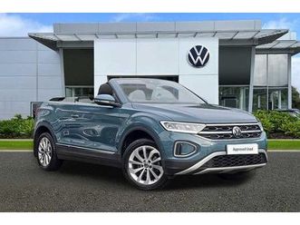 2022 volkswagen t-roc 1.5 tsi style convertible 2d