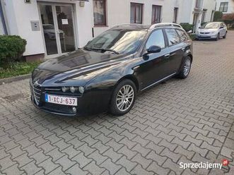 alfa romeo 159 sportwagon 1.9jtd czerwona skóra bose wroclaw - sprzedajemy.pl