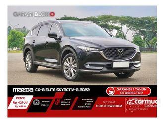 2022 mazda cx-8 2.5 skyactiv-g elite suv facelift odo 27 rbuan pajak panjang (tdp minim) antik kondisi mulus , promo harga akhir tahun