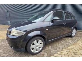audi a2 1.4 s line 5d 2002 zwart / nwe apk / 203dkm — audi — marktplaats