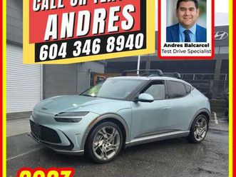 2023 genesis gv60 ev electric 40,601 kms leather navigation
