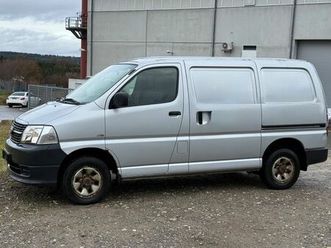 toyota hiace 2.5 d-4d 4wd *klima*147.000 km*3.sitzer*