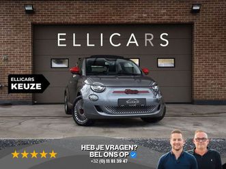 fiat 500 500e cabrio 42kwh / soh 95% / red / carplay / gps / cam