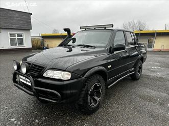 ssangyong musso 2,9 td - dobrý stav - nová stk